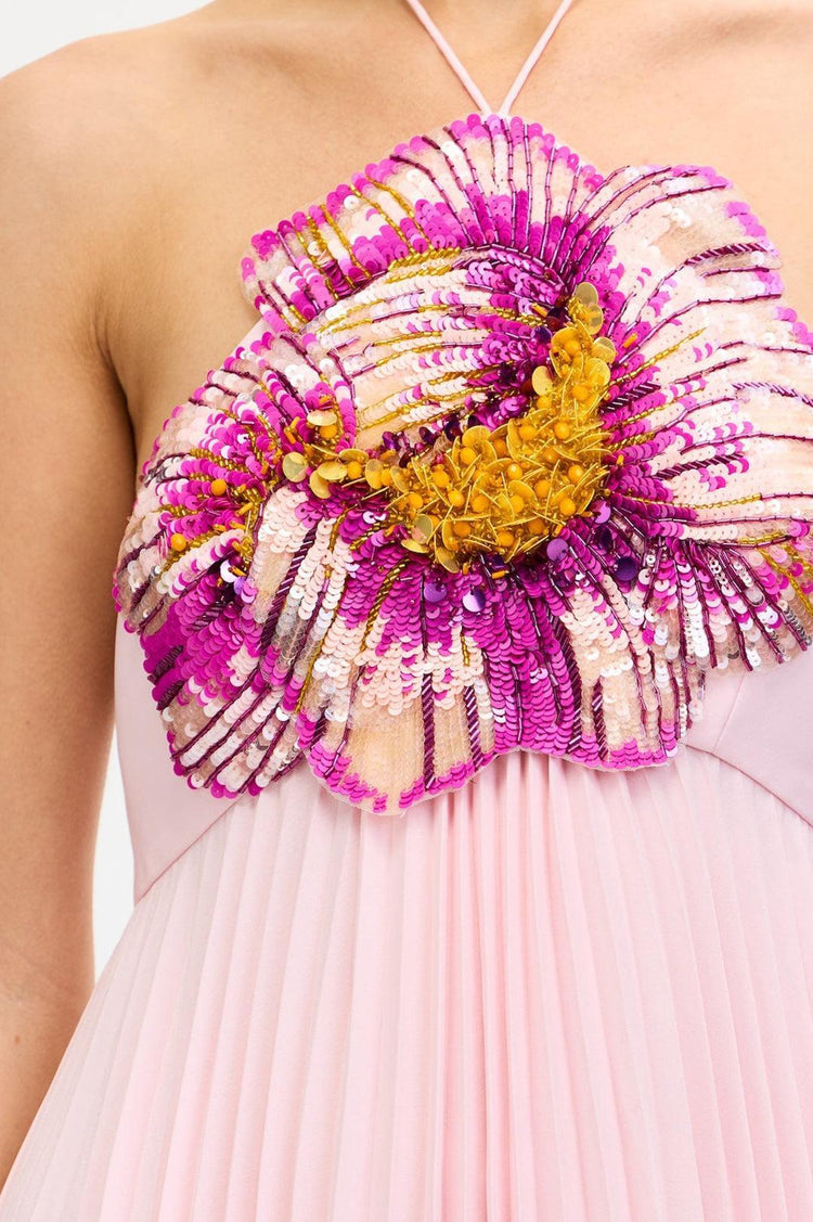 Acler-Brewood maxi dress primrose-dgallerystore