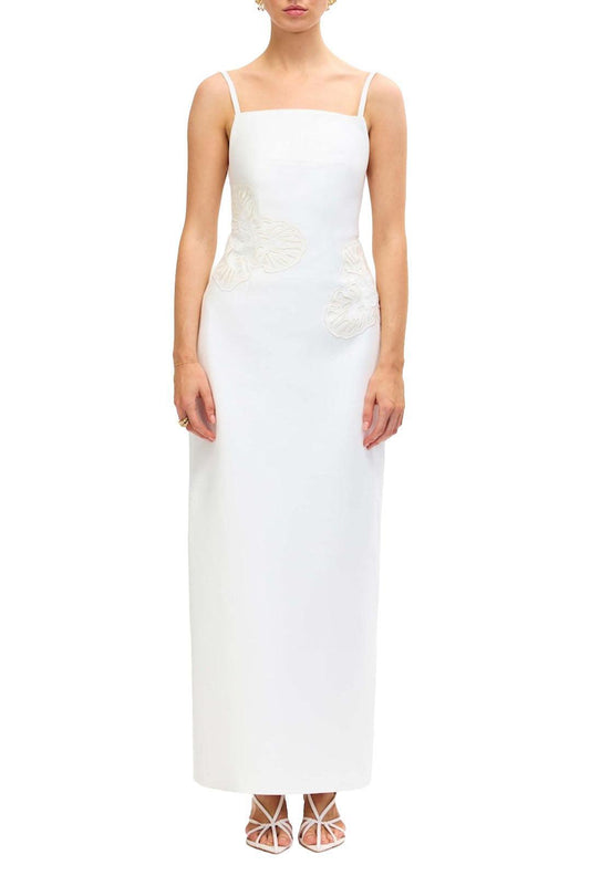 Acler-Elphin maxi dress ivory-dgallerystore