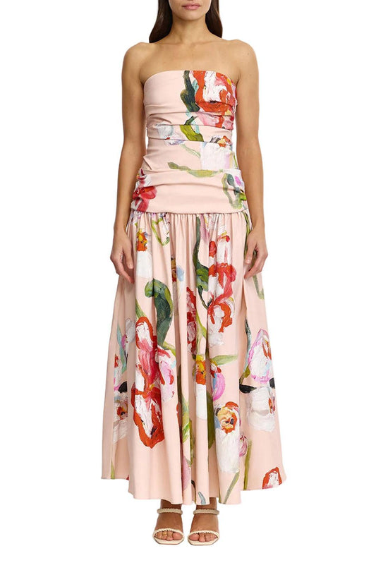 Acler-Nershall maxi dress cherry medley-dgallerystore