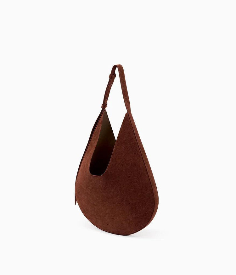 Aesther Ekme-Hobo Suede Cocoa-dgallerystore