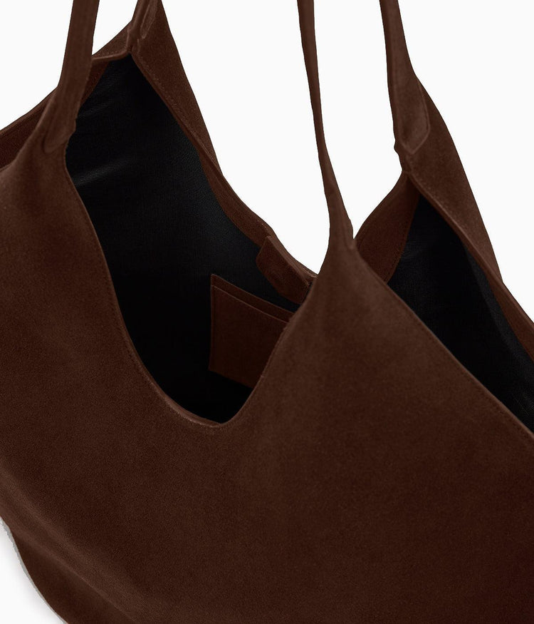 Aesther Ekme-Phantom tote suede cocoa-dgallerystore