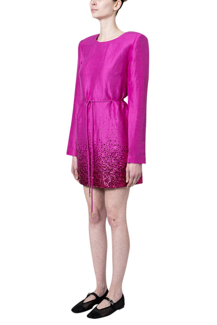 Aje-Reflection Sequin Mini Dress-dgallerystore