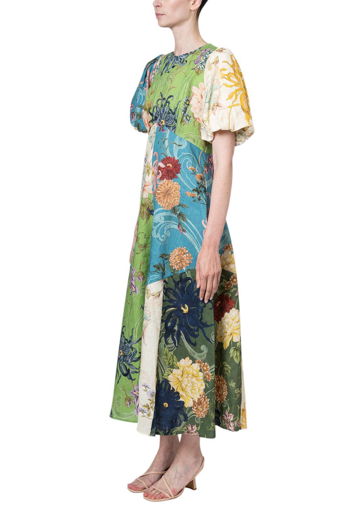 Alemais-Avery Spliced Midi Dress-dgallerystore