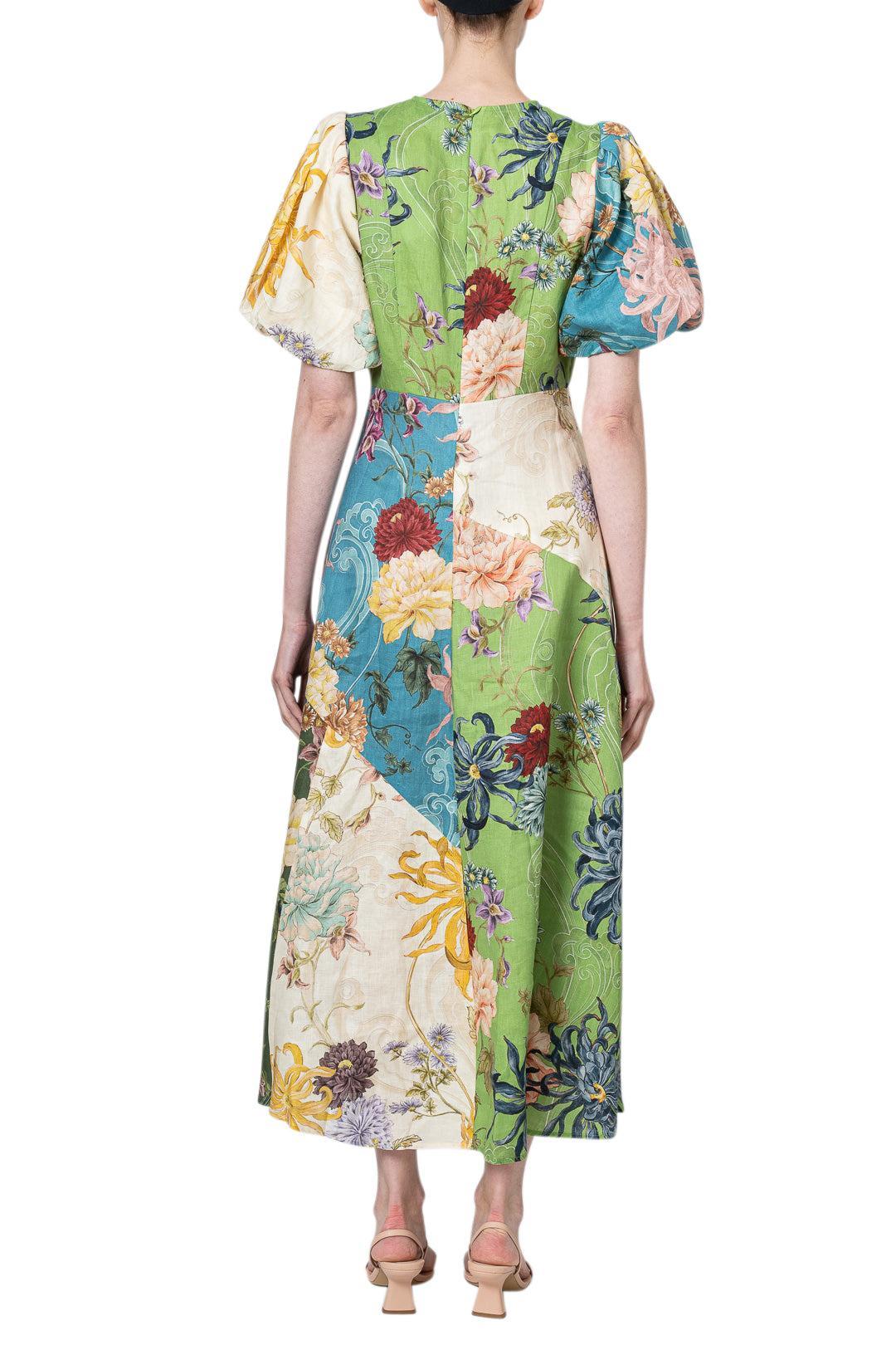 Alemais-Avery Spliced Midi Dress-dgallerystore