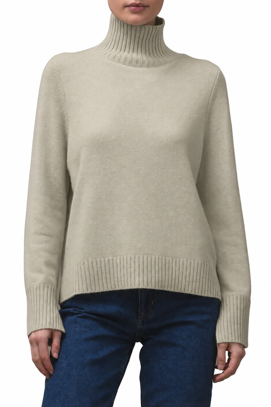 Allude-mockneck-sweater 100% cashmere-dgallerystore
