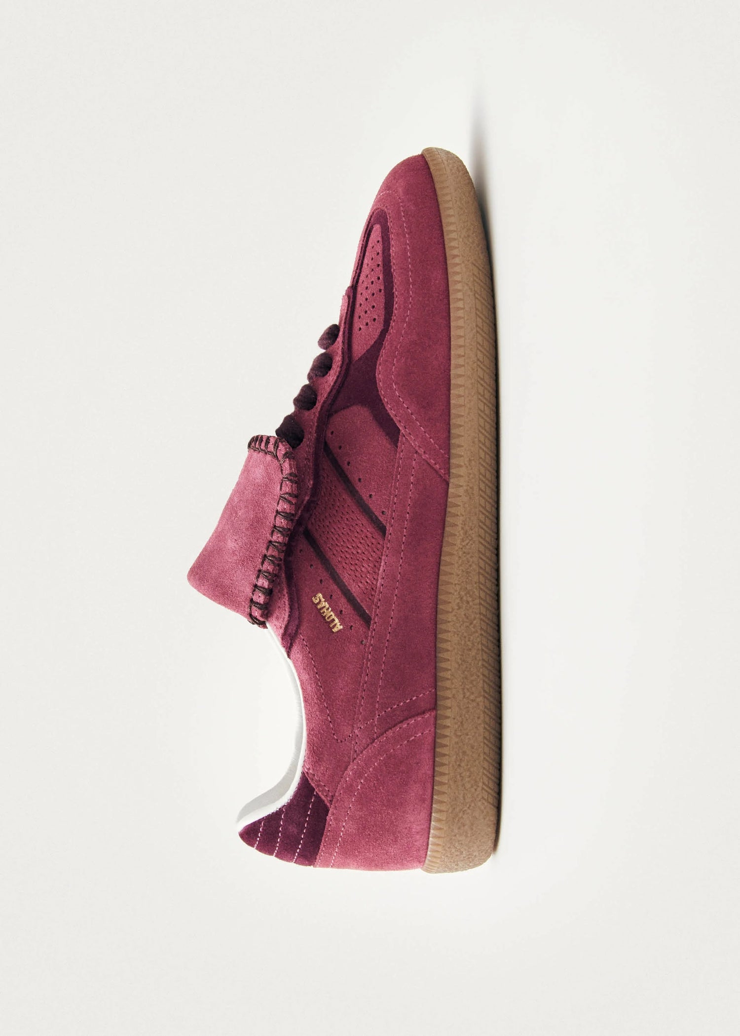 Alohas-Tb.490 Club Suede Raspberry Leather Sneakers-dgallerystore