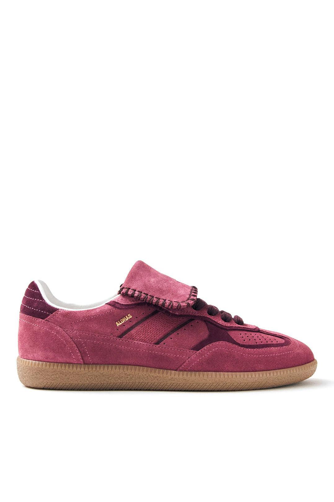 Alohas-Tb.490 Club Suede Raspberry Leather Sneakers-dgallerystore