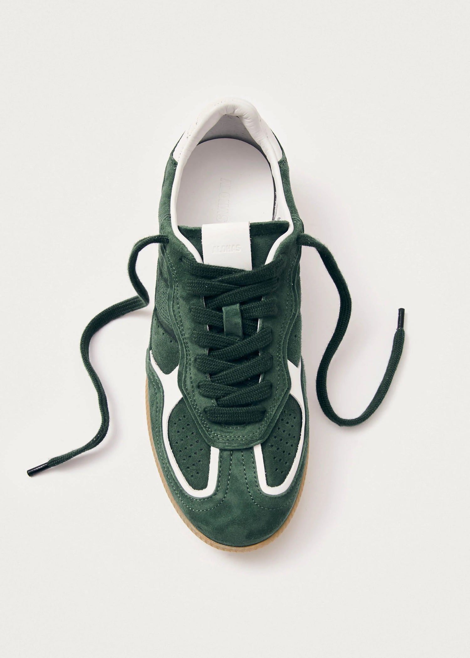 Alohas-Tb.490 Rife Forest Green Leather Sneakers-dgallerystore