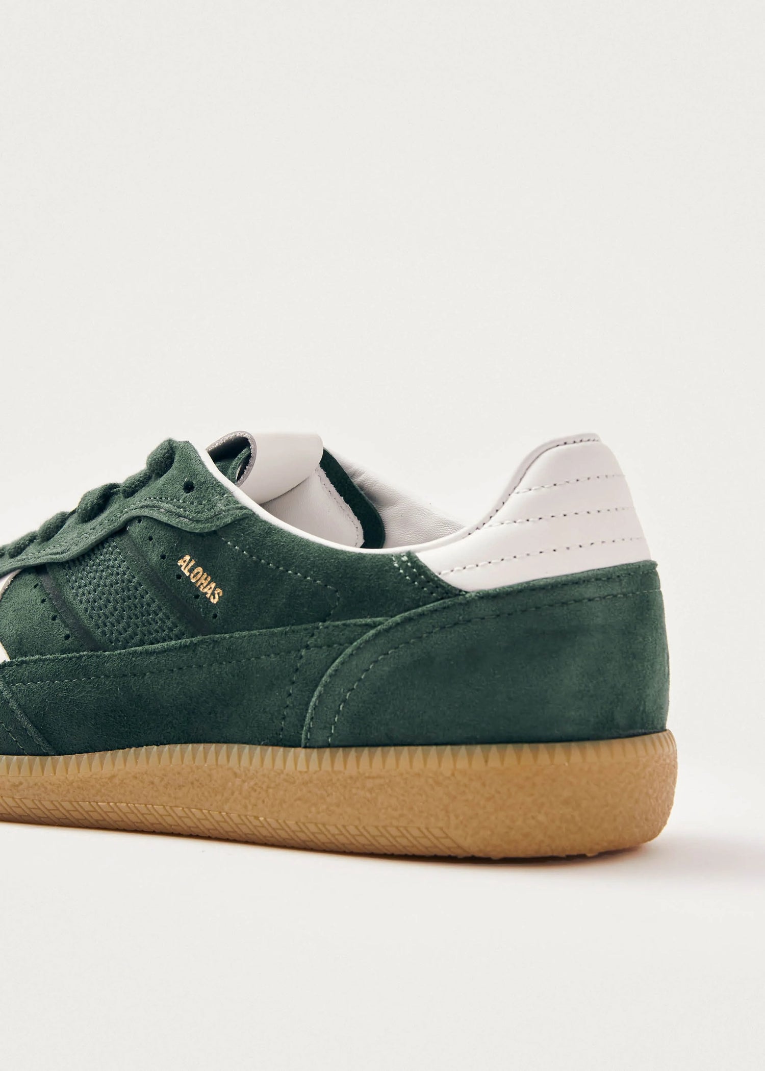 Alohas-Tb.490 Rife Forest Green Leather Sneakers-dgallerystore