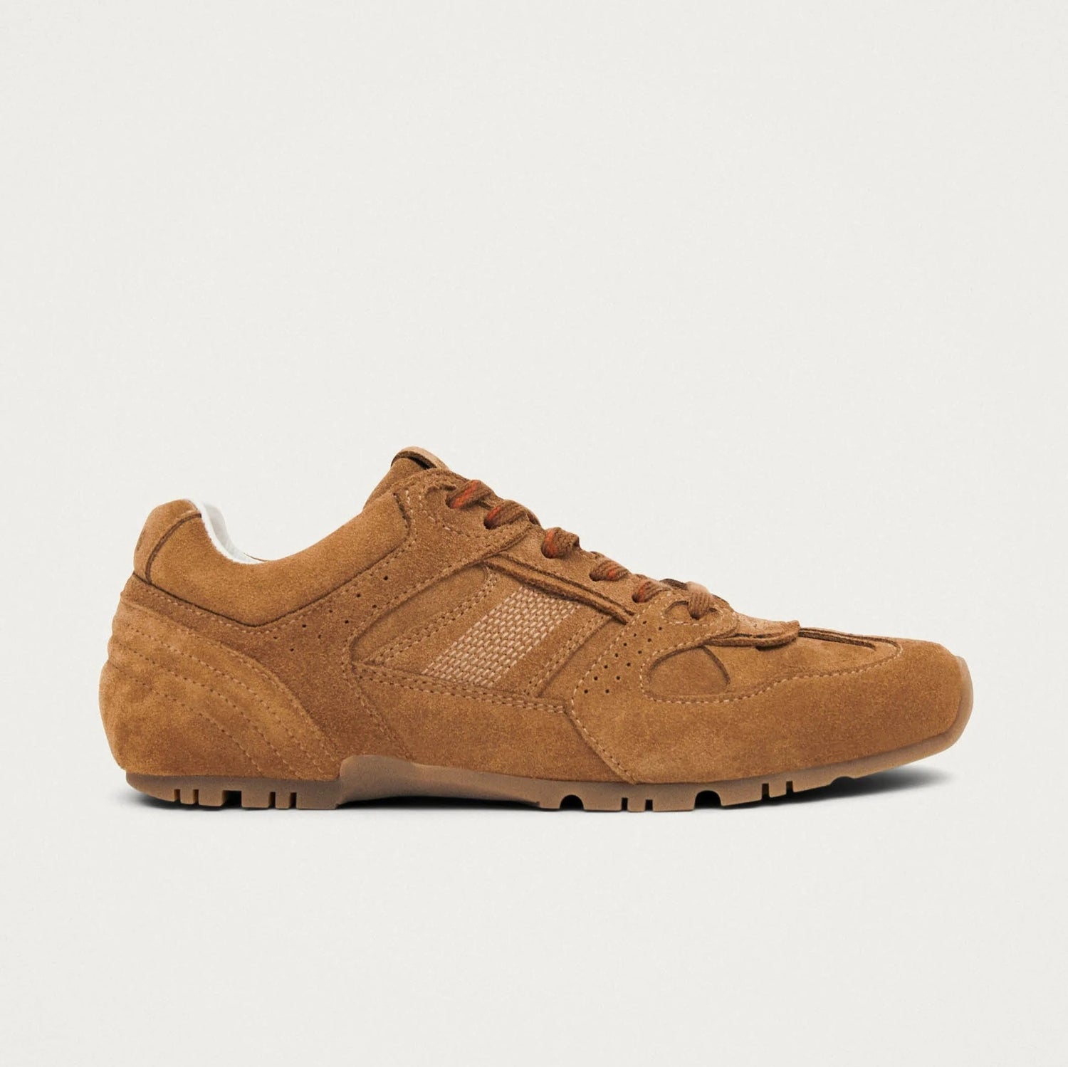 Alohas-Tb.56 Suede Tan Leather Sneakers-dgallerystore