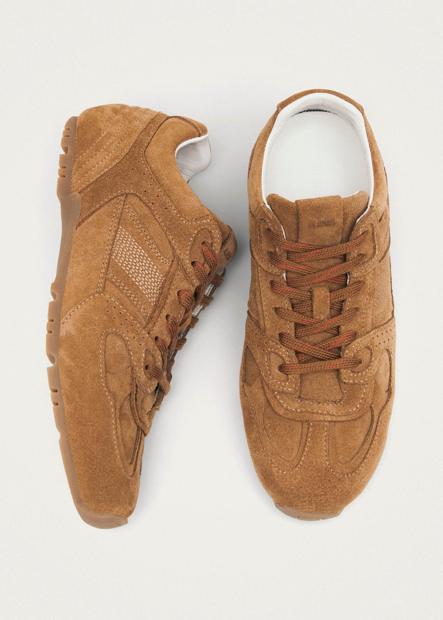 Alohas-Tb.56 Suede Tan Leather Sneakers-dgallerystore