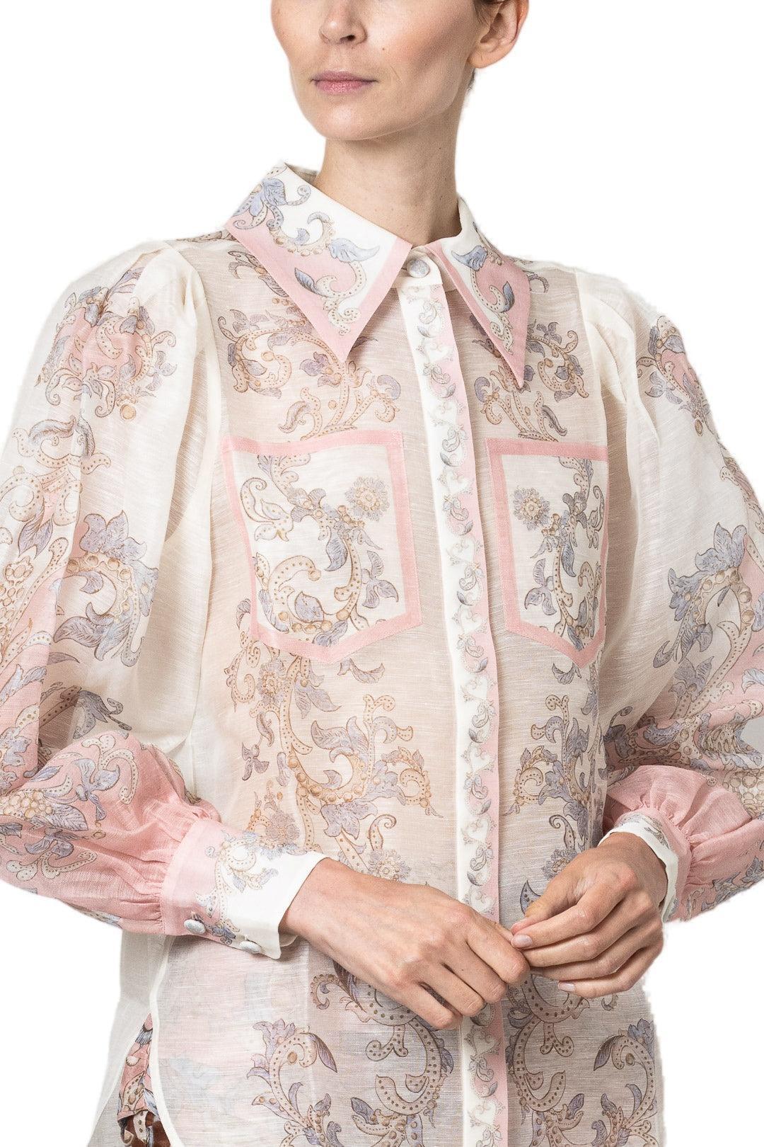 Antipodean-Bittersweet balloon sleeve blouse-dgallerystore