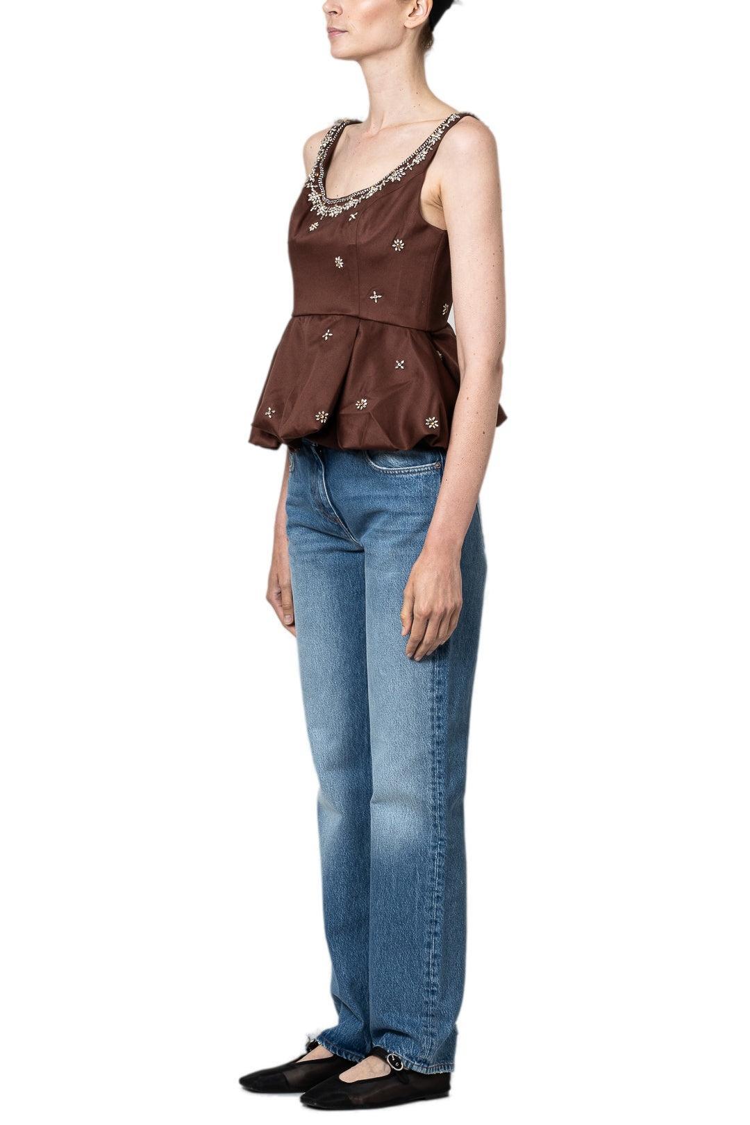 Antipodean-Lovestruck crystal bubble top-dgallerystore