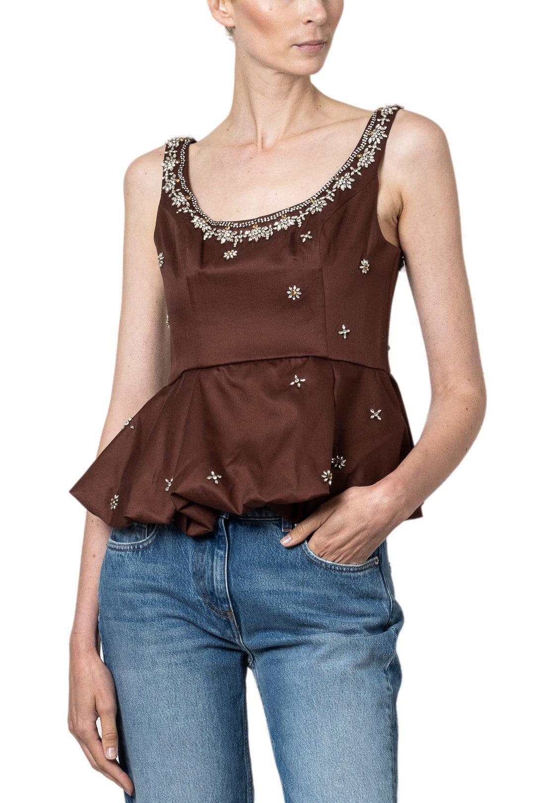 Antipodean-Lovestruck crystal bubble top-dgallerystore