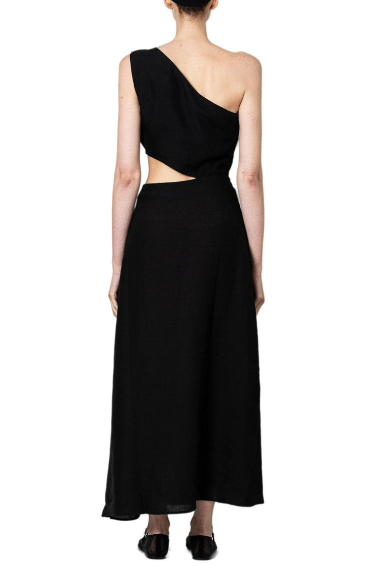 Arkitaip-Ava asymmetric maxi dress-dgallerystore