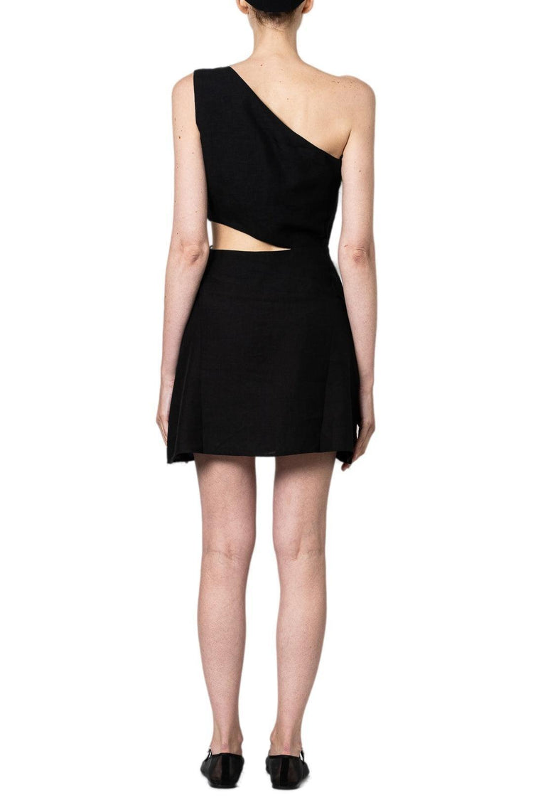 Arkitaip-Ava asymmetric mini dress-dgallerystore