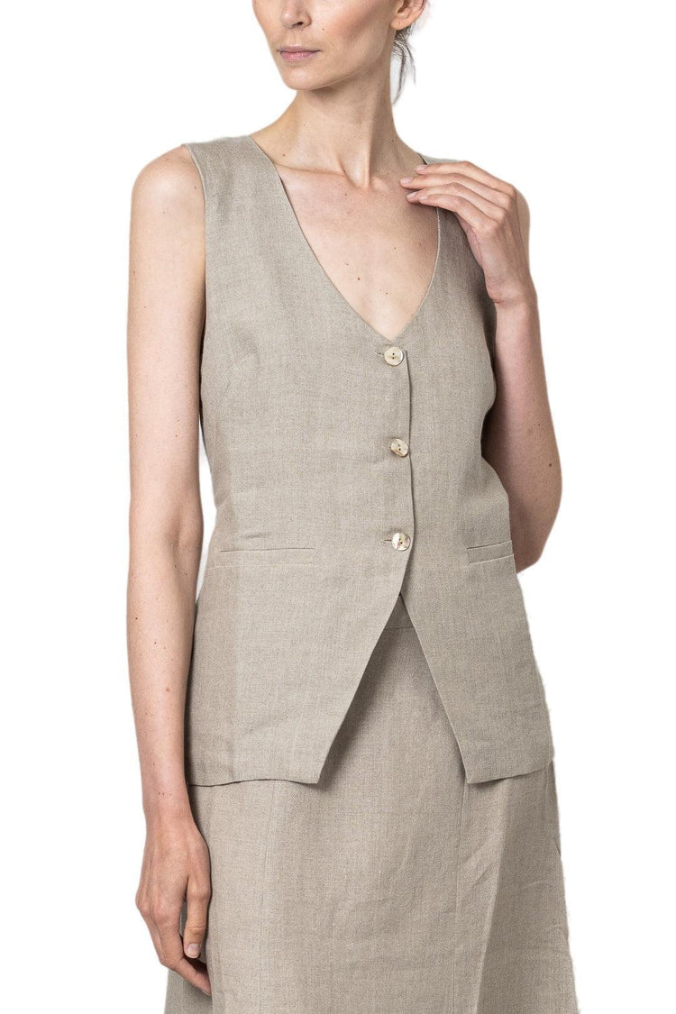 Arkitaip-Rosalie long vest-dgallerystore