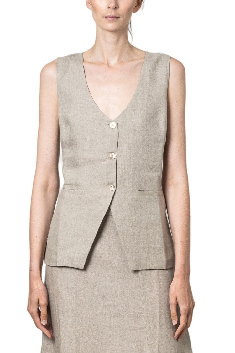 Arkitaip-Rosalie long vest-dgallerystore