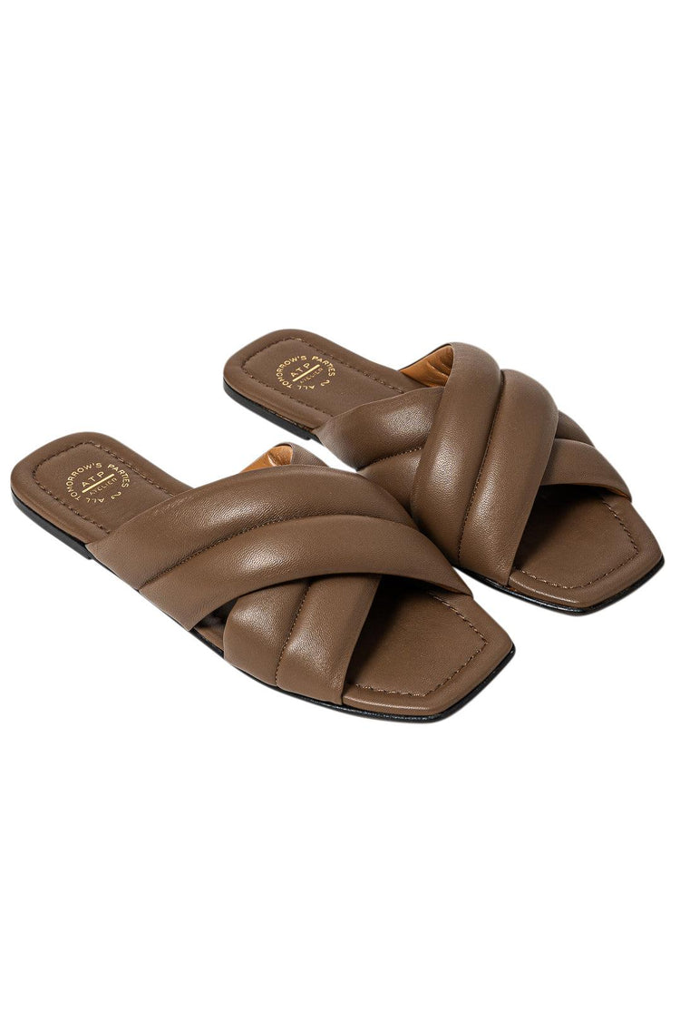 Atp Atelier-Cotti nappa flat sandals-dgallerystore
