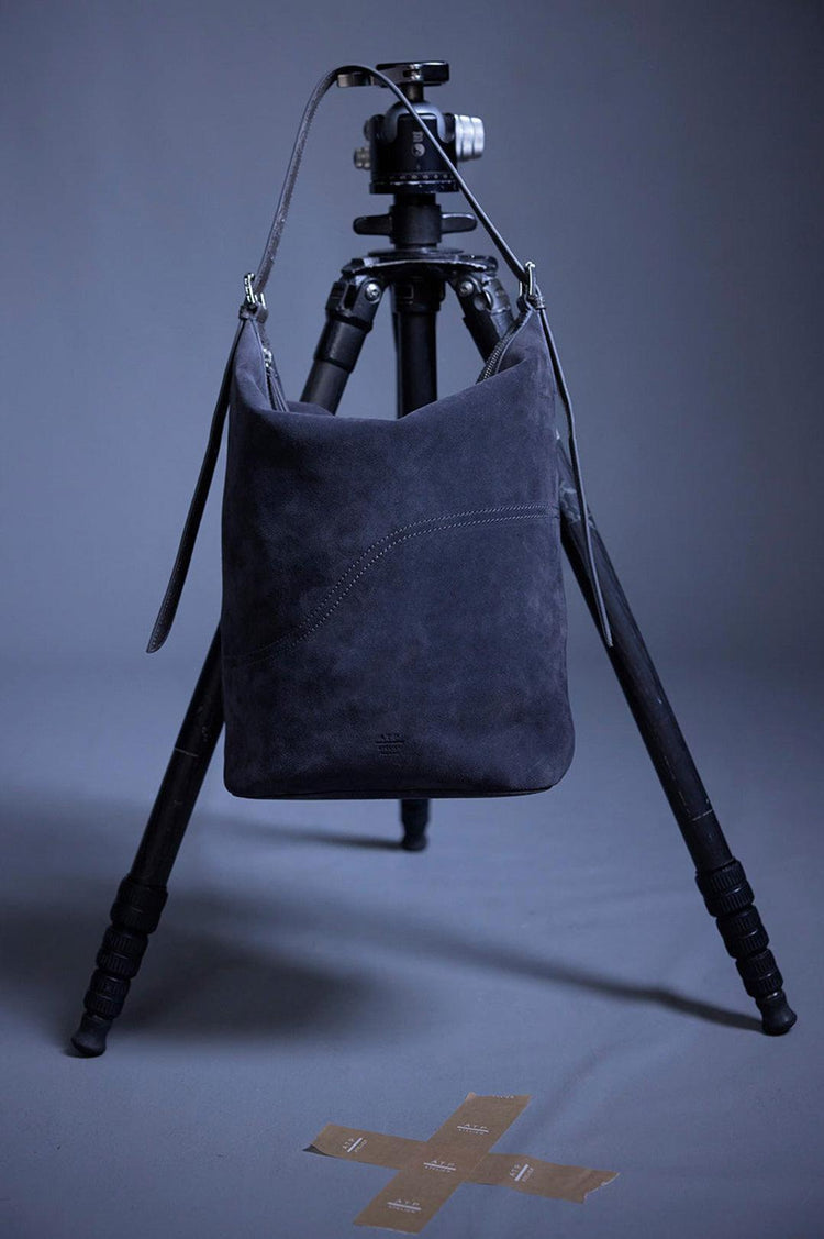 Atp Atelier-Tolve peltro suede printed lizard tote bag-dgallerystore