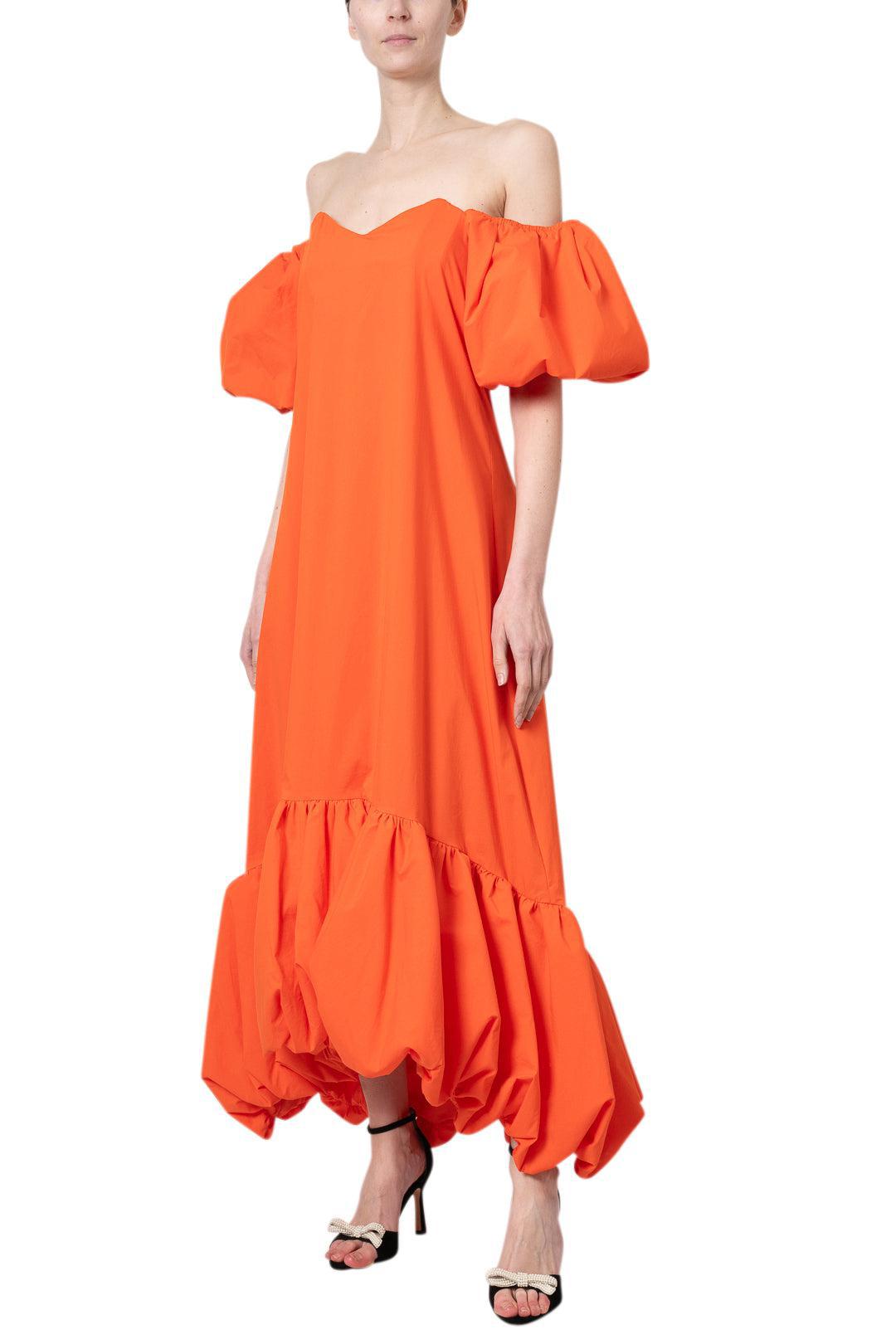 Caroline Constas - Lucia High Low Bubblehem midi dress