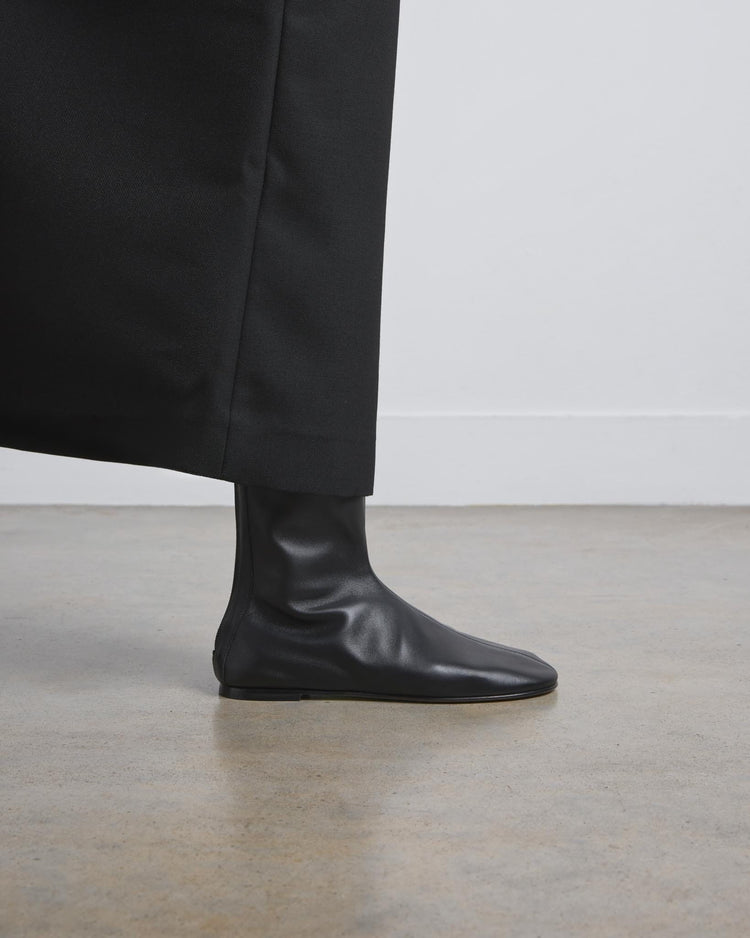 Dear Frances-Balla bootie black leather-dgallerystore