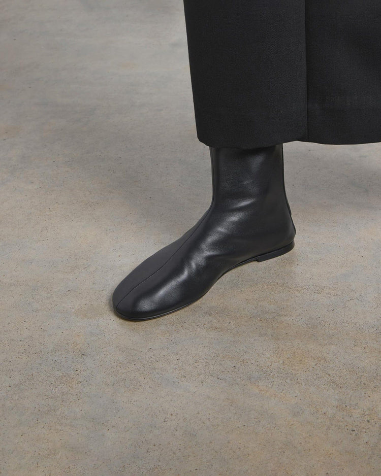 Dear Frances-Balla bootie black leather-dgallerystore