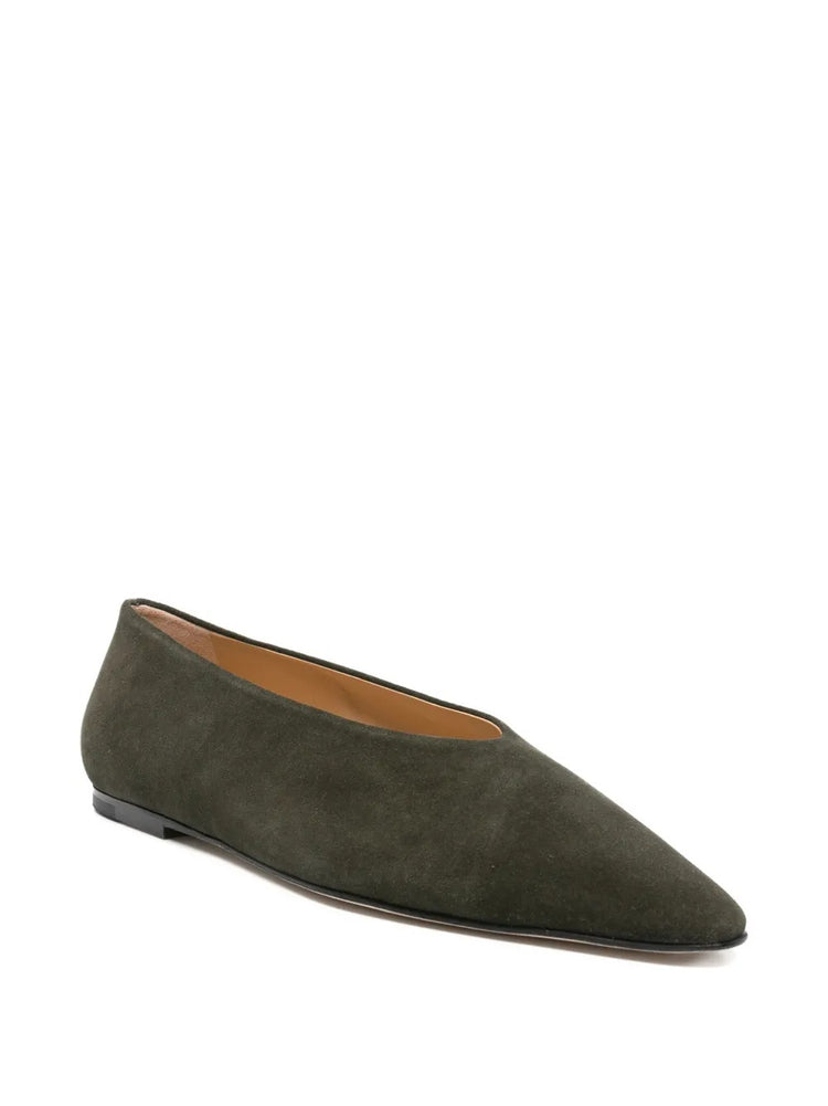 Dear Frances-Topo flat deep forest suede-dgallerystore