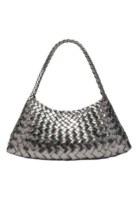 Dragon Diffusion-Rosanna Silver Top Handle Bag-dgallerystore
