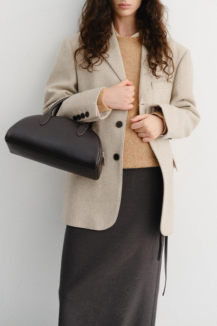 Dunst-Classic bowling bag deep brown-dgallerystore