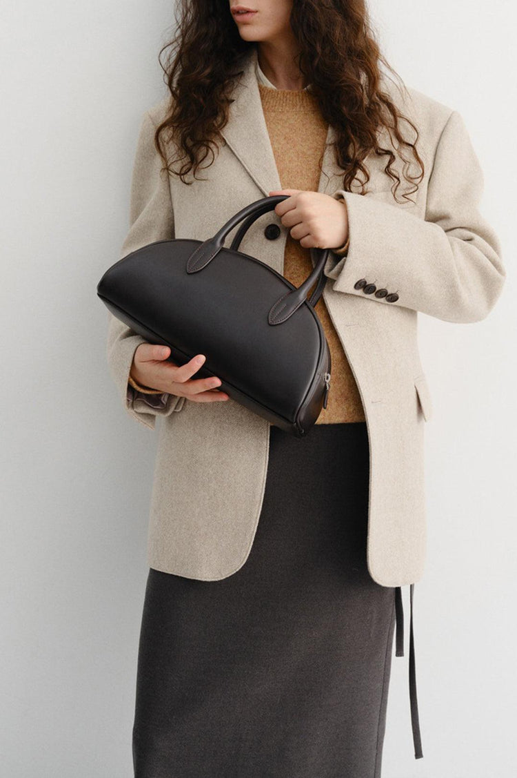 Dunst-Classic bowling bag deep brown-dgallerystore