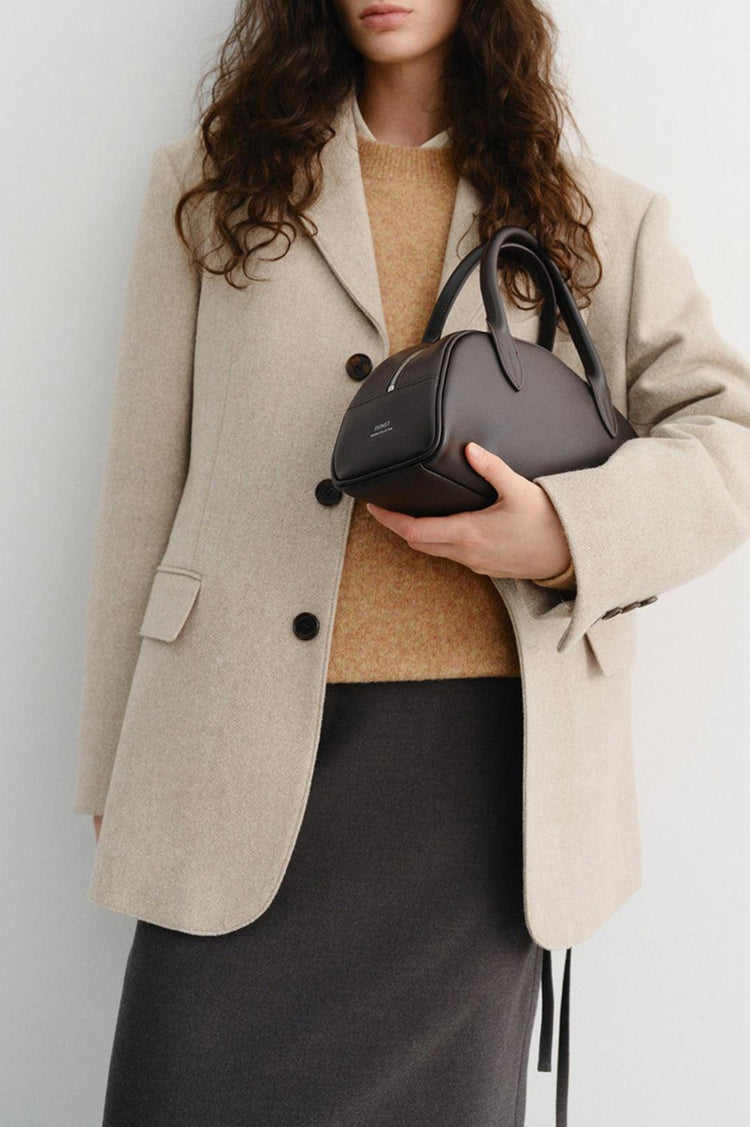 Dunst-Classic bowling bag deep brown-dgallerystore