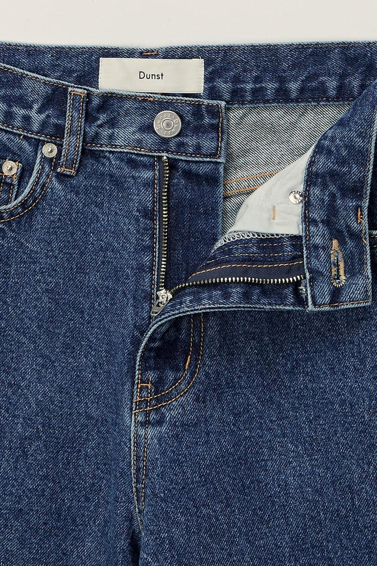 Dunst-Essential straight full length jeans classic blue-dgallerystore