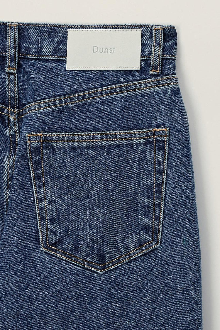Dunst-Essential straight full length jeans classic blue-dgallerystore