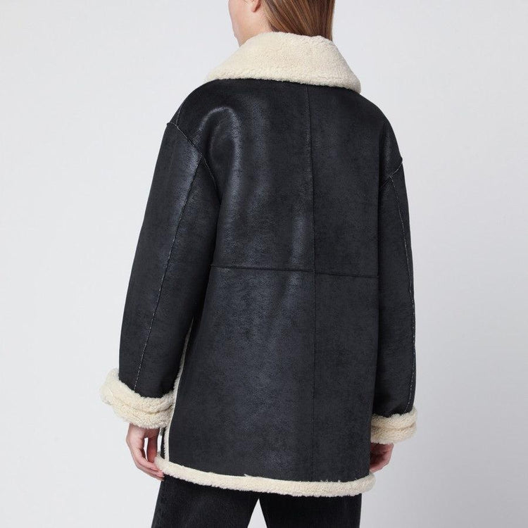 Dunst-Unisex reversible shearling jacket black-dgallerystore
