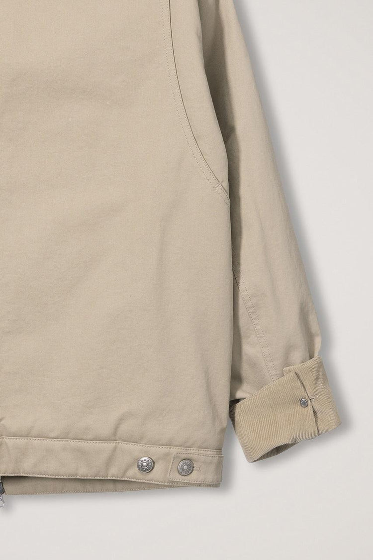 Dunst-Unisex vintage padded work jacket beige-dgallerystore