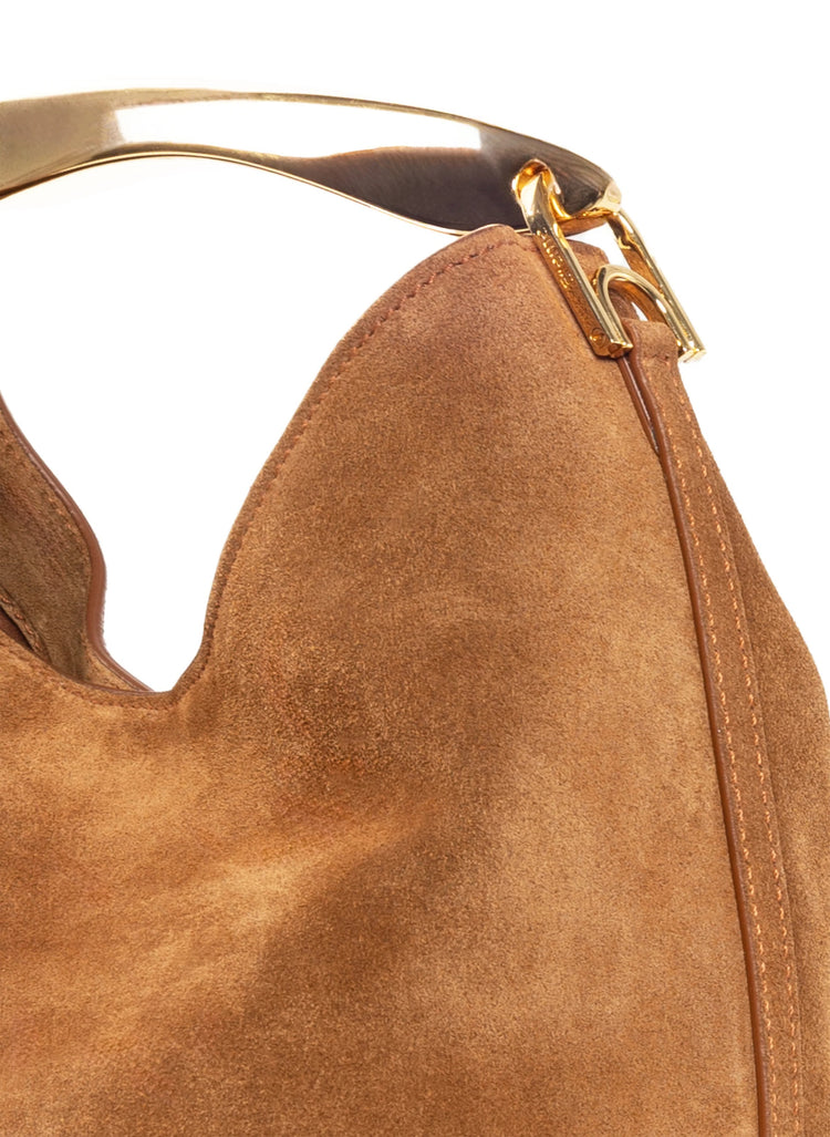 Elleme-Boomerang Suede Cognac-dgallerystore