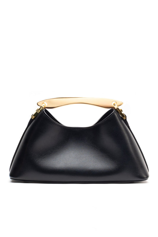 Elleme-Mini boomerang leather black-dgallerystore