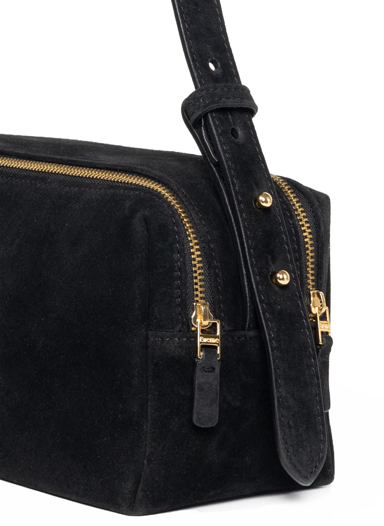 Elleme-Trousse Suede Black-dgallerystore