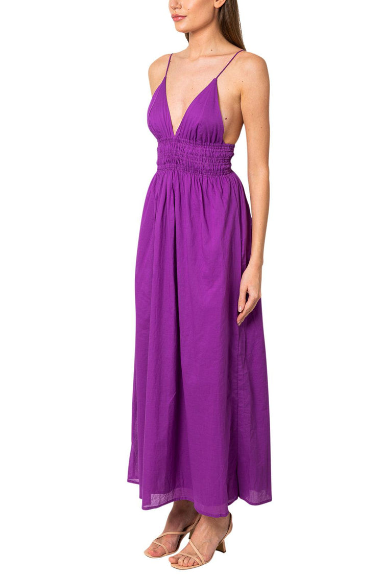 Faithfull The Brand-Cotton midi dress-dgallerystore