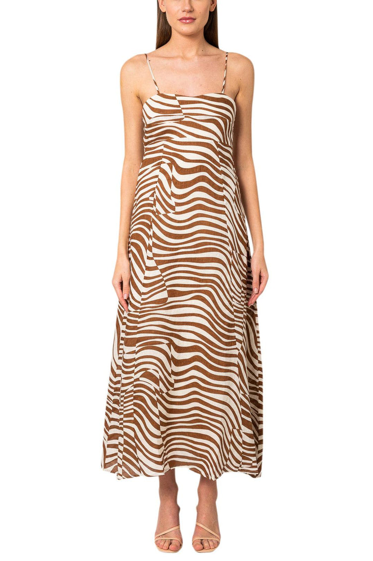 Faithfull The Brand-Printed midi dress-dgallerystore