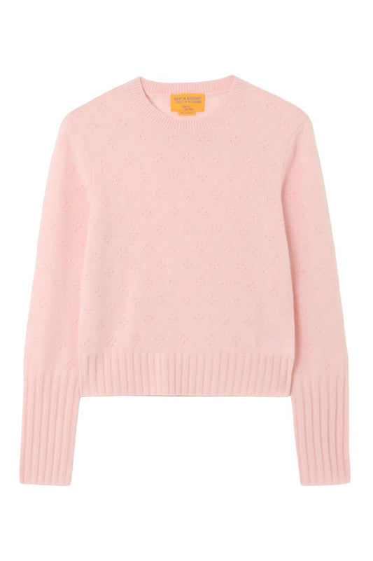 Guest In Residence-Compass shrunken crew powder pink-dgallerystore