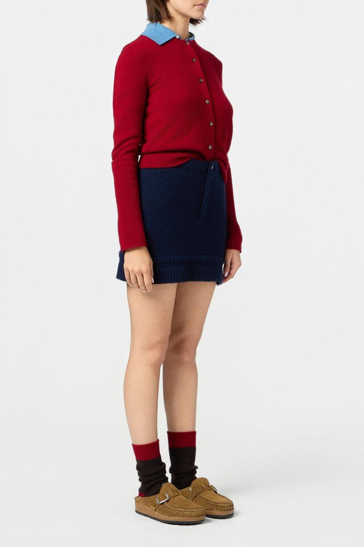 Guest In Residence-Jane cardigan ruby-dgallerystore