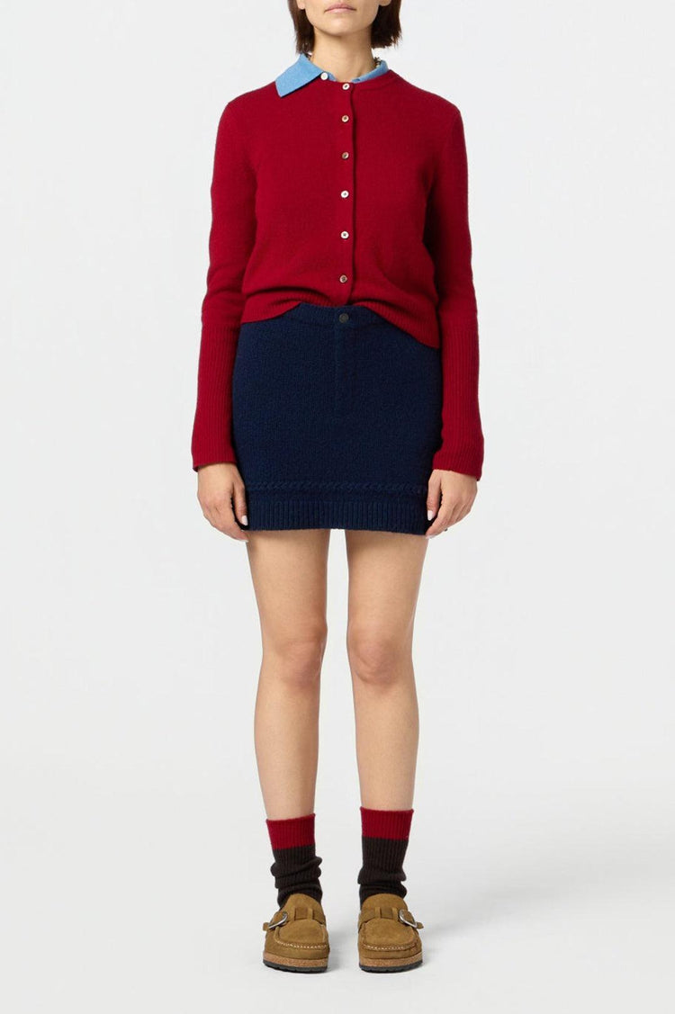 Guest In Residence-Jane cardigan ruby-dgallerystore