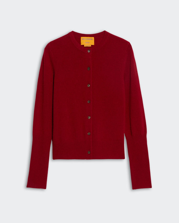 Guest In Residence-Jane cardigan ruby-dgallerystore