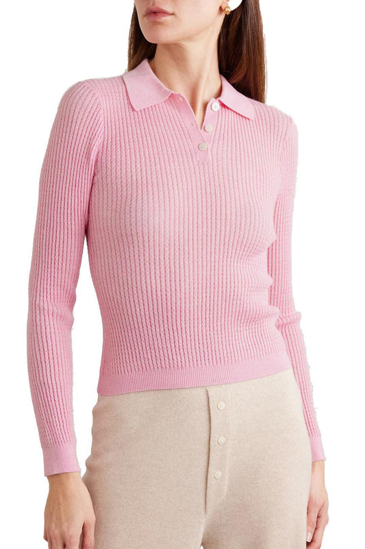 Guest In Residence-L/S shrunken polo daybreak-dgallerystore