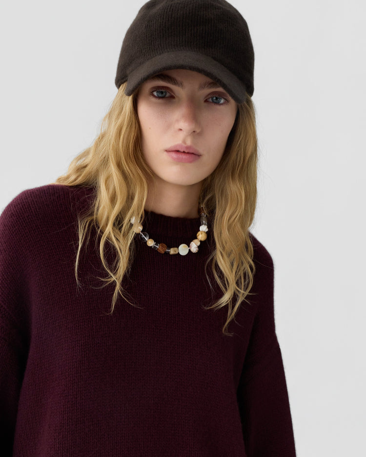 Guest In Residence-The baseball cap burnt cocoa burnt sienna-dgallerystore