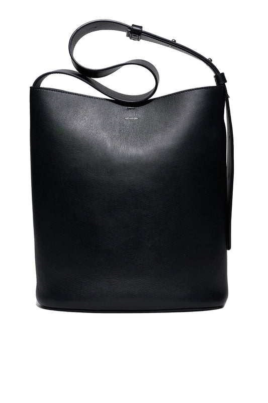 Lie Studio-The Norma Tote Solid Black-dgallerystore