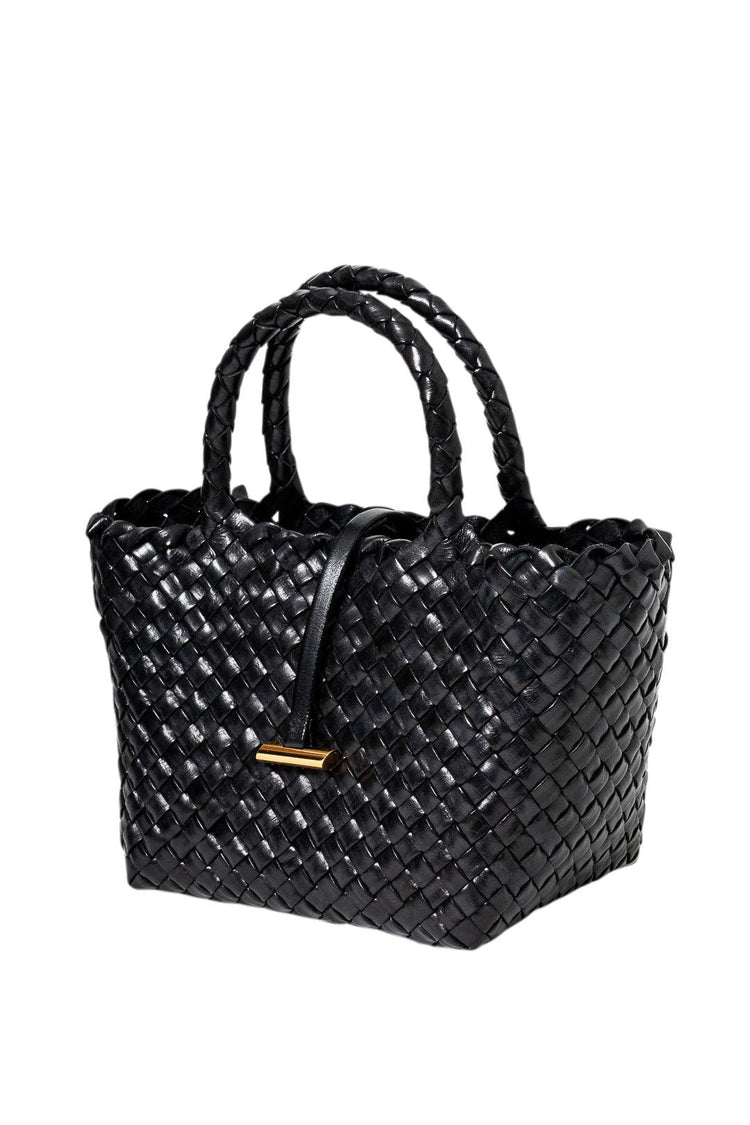 Liffner-Leather Mini Basket Bag-dgallerystore