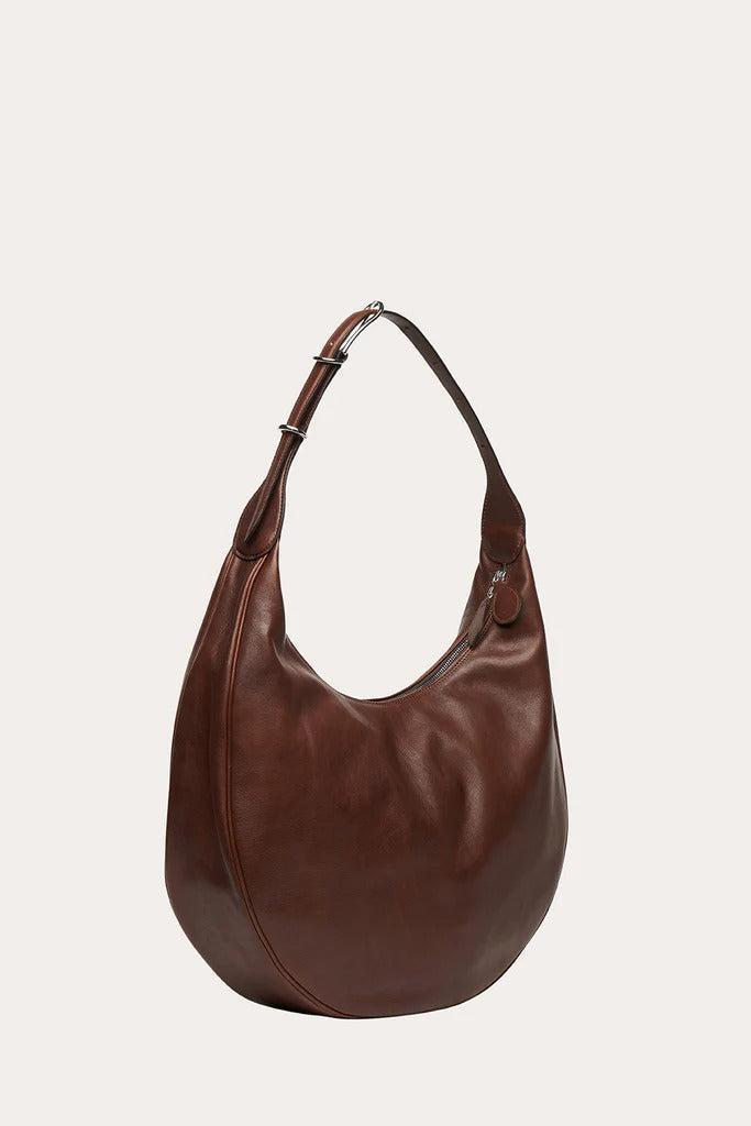 Liffner-Moon Hobo Dark Brown-dgallerystore